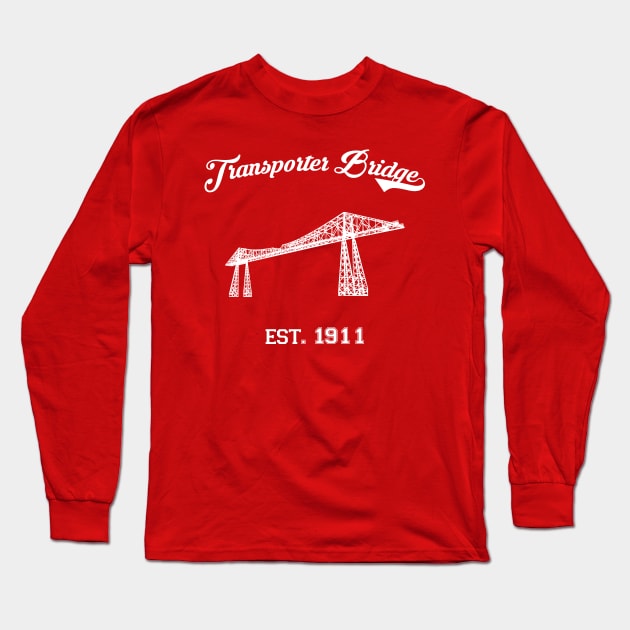 TRANSPORTER BRIDGE Long Sleeve T-Shirt by Luckythelab